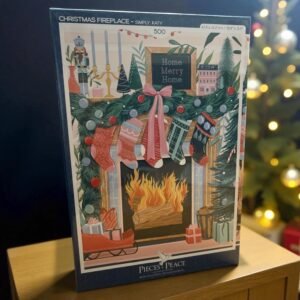 Puzzle de Noël cheminée