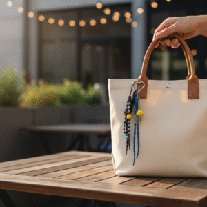 Bijou de Sac Raquette de Tennis