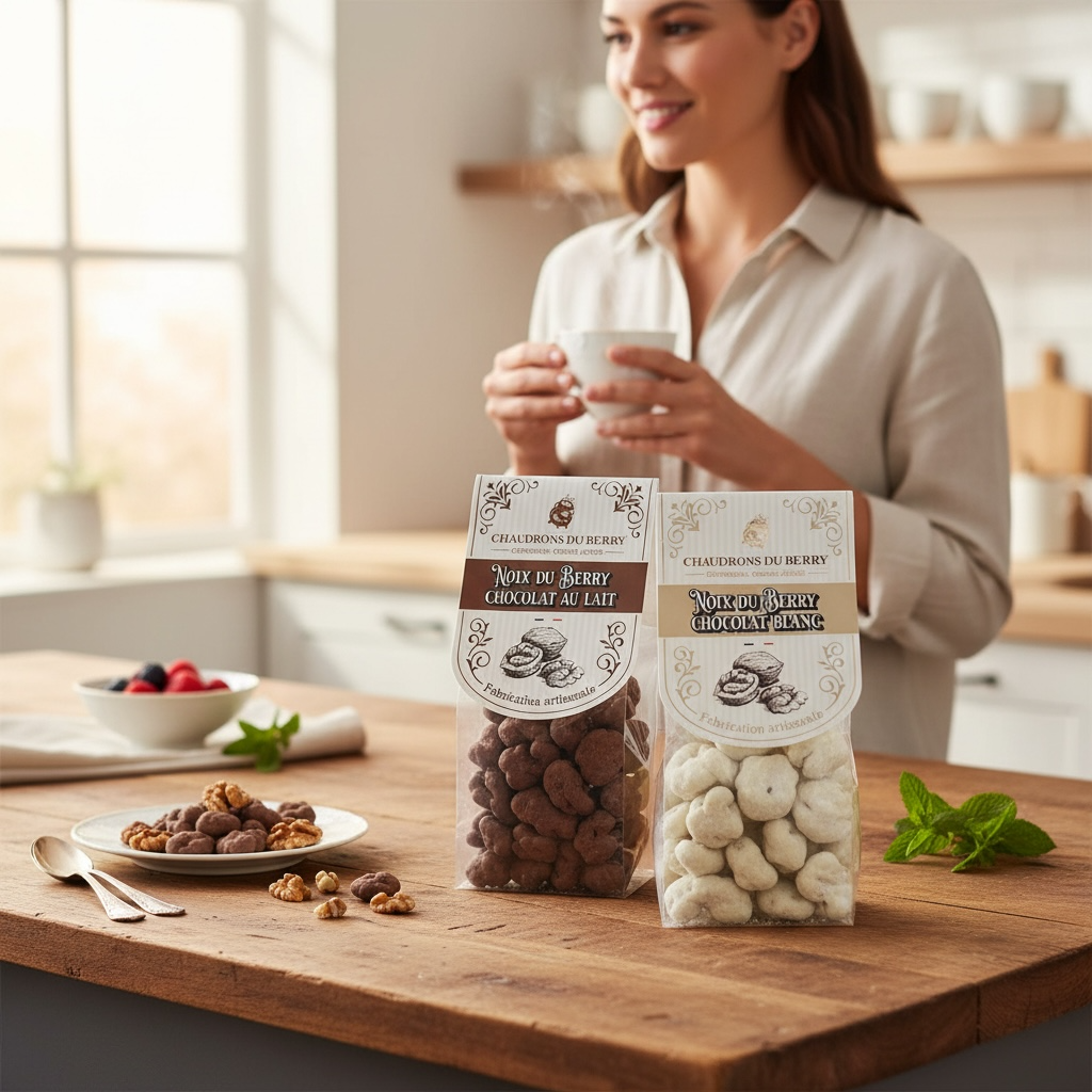 Noix du Berry au chocolat - 100g – Image 2