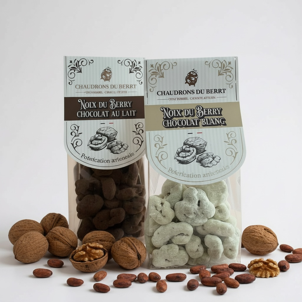 Noix du Berry au chocolat - 100g